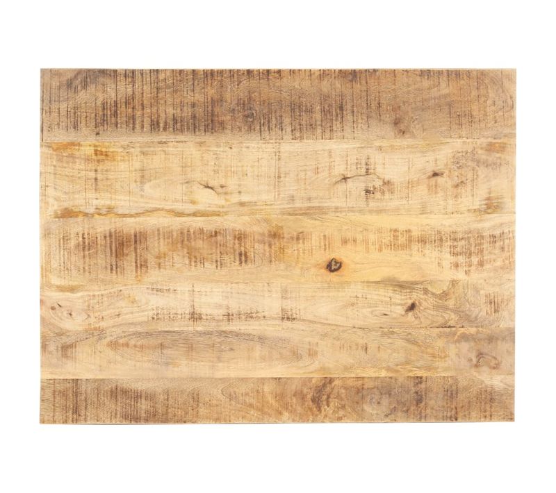 Dessus De Table - Plateau De Table Bureau Bois De Manguier Solide 15-16 Mm 90x60 Cm