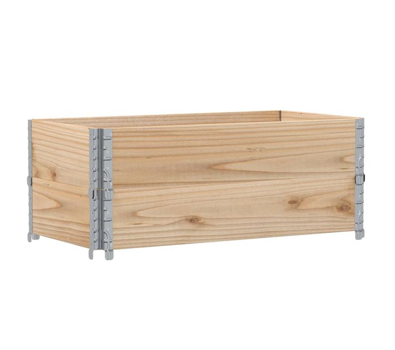 Jardinière, Bac à Fleurs, Pot De Fleurs 100x50 Cm Bois De Pin Massif
