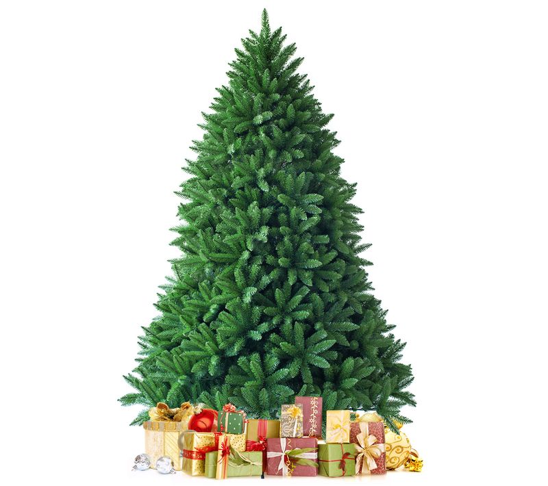 Sapin De Noël - Arbre De Noël Artificiel 180 Cm Pvc Avec Socle En Métal Décoration De Noël