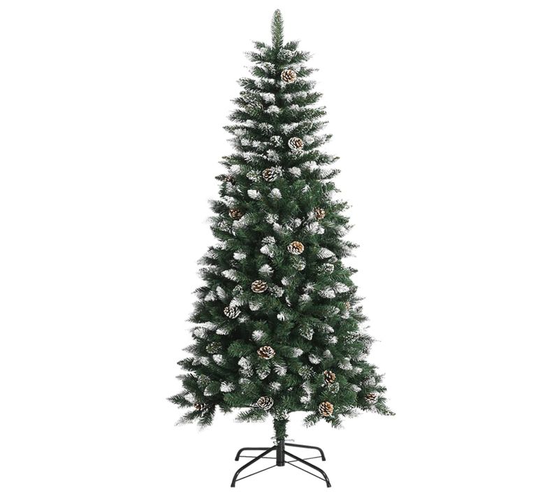 Sapin De Noël - Arbre De Noël Artificiel Avec Support Vert 120 Cm Pvc