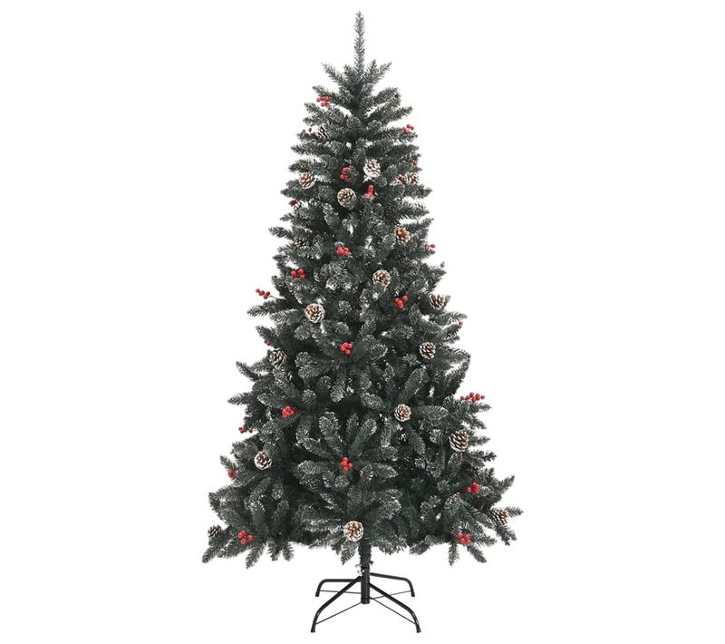 Sapin De Noël - Arbre De Noël Artificiel Avec Support Vert 180 Cm Pvc