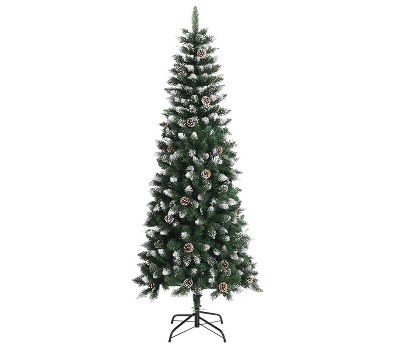 Sapin De Noël - Arbre De Noël Artificiel Avec Support Vert 210 Cm Pvc