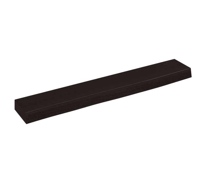 Étagère Murale - Étagère Flottante Marron Foncé 60x10x4 Cm Bois Chêne Massif Traité