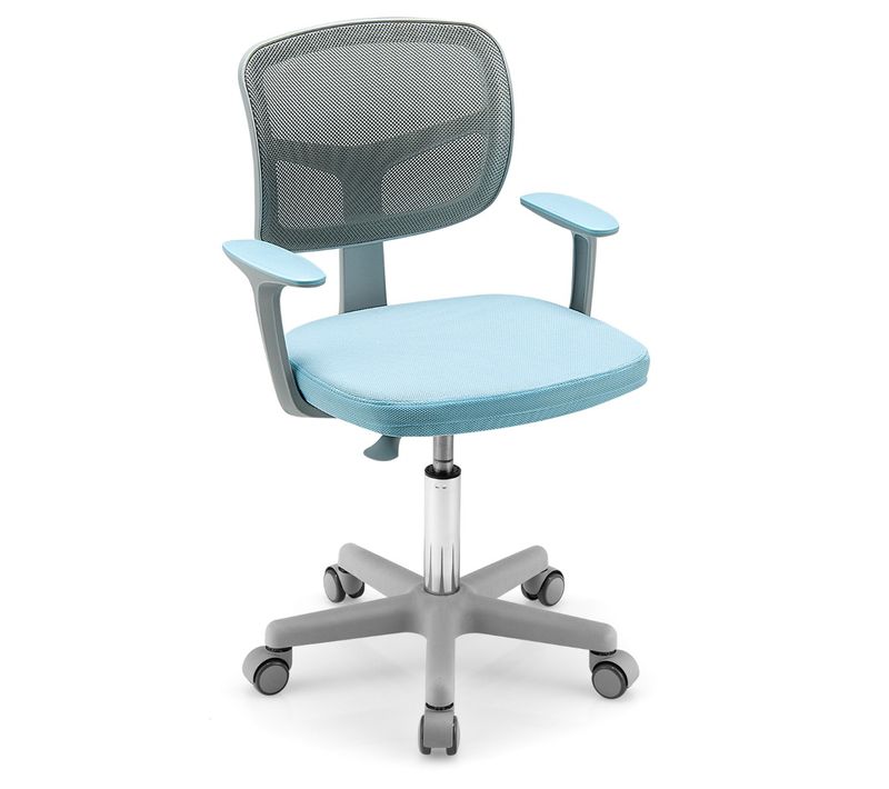 Fauteuil De Bureau, Chaise De Bureau à Roulettes Pour Enfants Verrouillage Automatique Soutien Lom