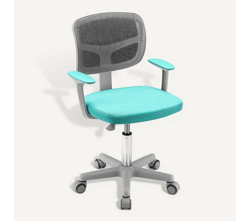 Fauteuil De Bureau, Chaise De Bureau à Roulettes Pour Enfants Verrouillage Soutien Lom Vert