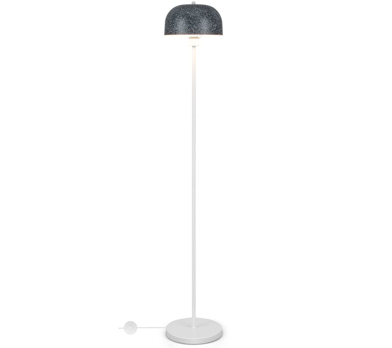Lampadaire Sur Pied De 146 Cm Lampe Avec Abat-jour Et Interrupteur Au Pied Lampe Avec Base Lestée