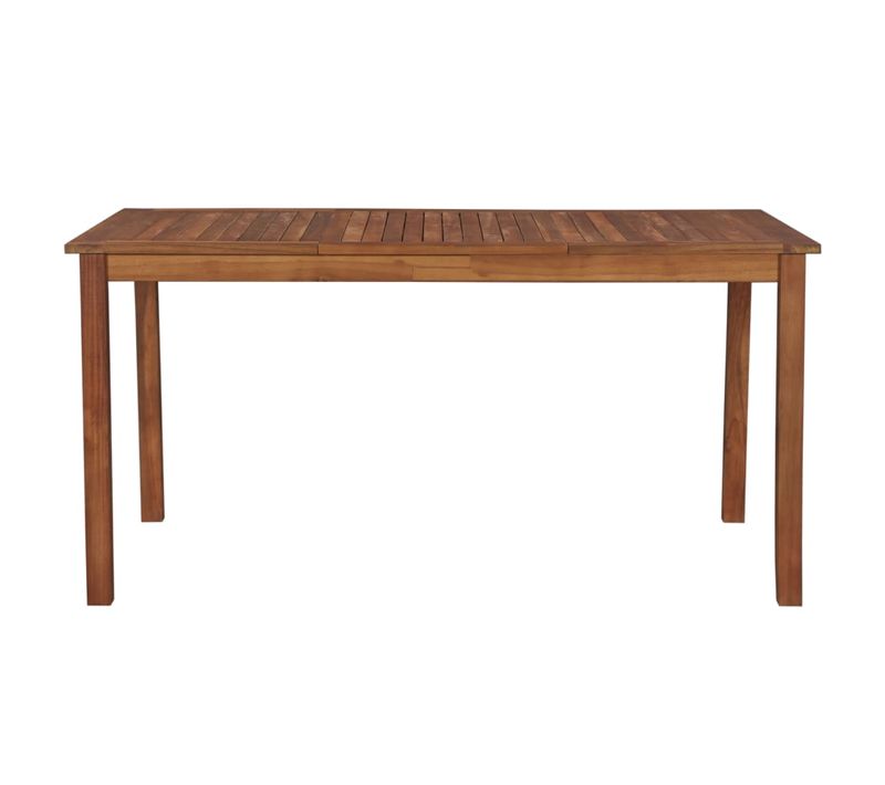 Table De Jardin - Table D'extérieur 150x90x74 Cm Bois D'acacia Massif