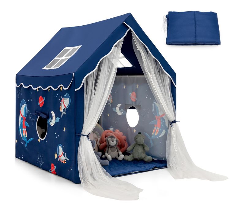 Tente De Jeux - Tente Pour Enfants Intérieur Cabane Avec Fenêtres En Maille Respirante