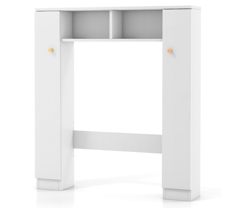 Meuble Wc Au-dessus De Toilettes Meuble De Toilettes 2 Compartiments Ouverts Rangement