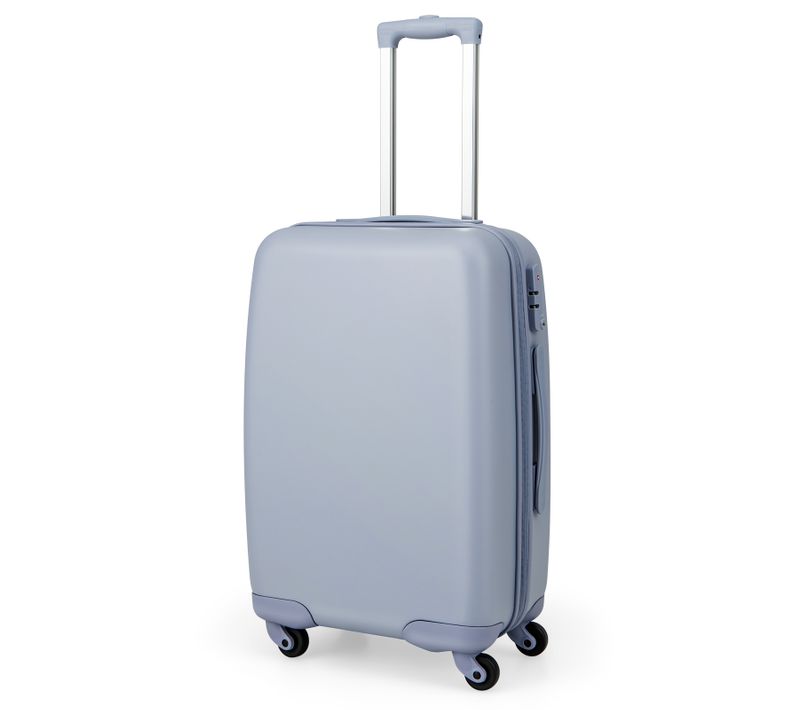 Bagage à Main 20" Avec Roulettes Valise Coque Rigide En PC Avec Poignée Réglable En Hauteur