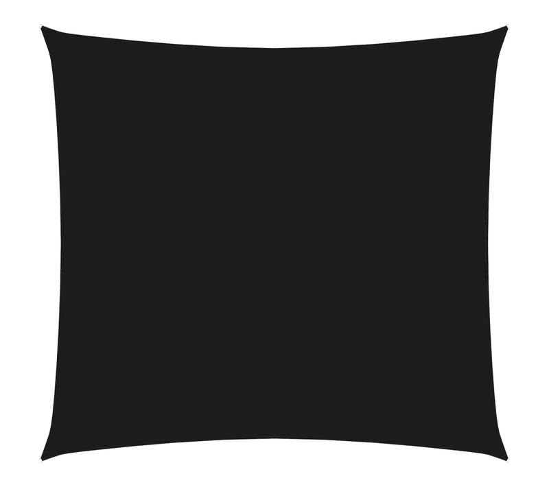 Voile D'ombrage - Voile Solaire Tissu Oxford Carré 4x4 M Noir Fr101060