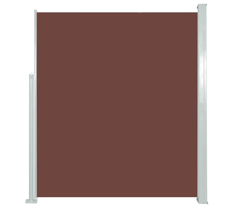 Store Banne - Auvent Latéral Rétractable 160 X 500 Cm Marron At127