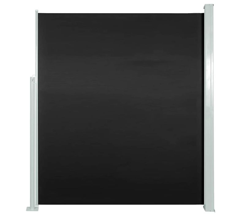 Store Banne - Auvent Latéral Rétractable 160 X 500 Cm Noir At128