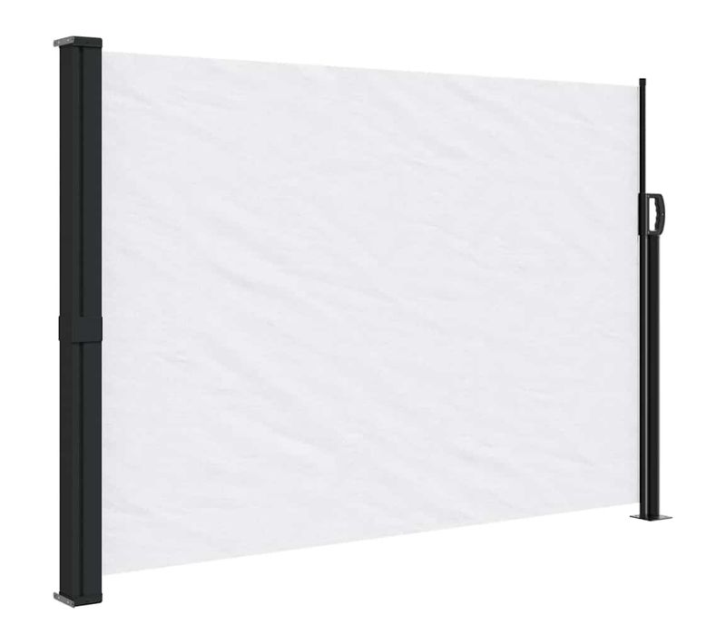 Store Banne - Auvent Latéral Rétractable Blanc 140x300 Cm At233