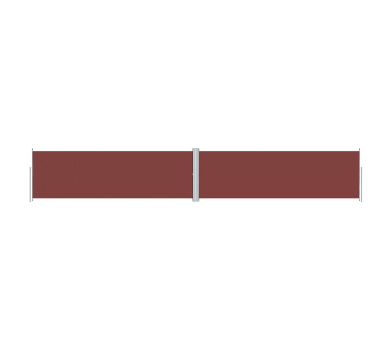 Store Banne - Auvent Latéral Rétractable Marron 160x1000 Cm At562