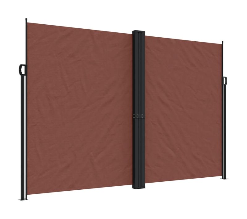 Store Banne - Auvent Latéral Rétractable Marron 220x1000 Cm At588