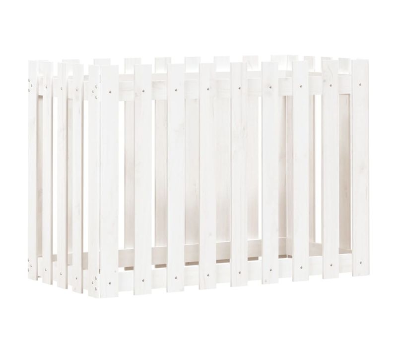 Jardinière - Lit Surélevé De Jardin Design De Clôture 100x50x70cm Pin Massif