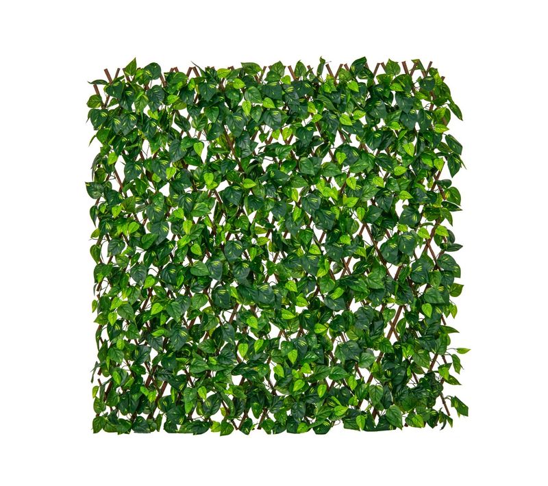 Haie Artificielle Brise-vue Décoration Extensible Panneau Décoratif Artificiel Protection Solaire