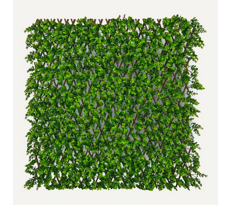 Haie Artificielle Brise-vue Décoration Extensible Panneau Décoratif Artificiel Protection Solaire