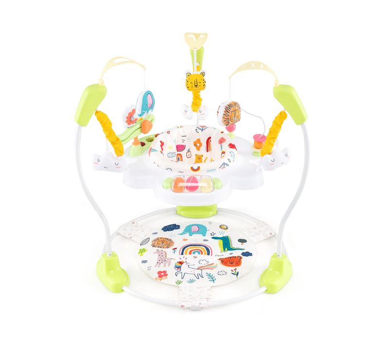 Aire D'éveil à Rebonds Bébé Avec 3 Hauteurs Réglables Trotteur Bébé Avec Musique Et Lumière