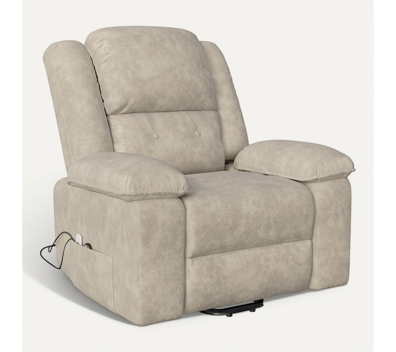 Fauteuil Massage Électrique Et Chauffage, Marron