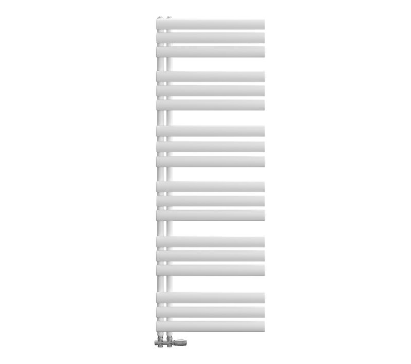 Sèche-serviette Eau Chaude Raccord Latéral Radiateur Sèche-serviettes Blanc 174x60cm 782w