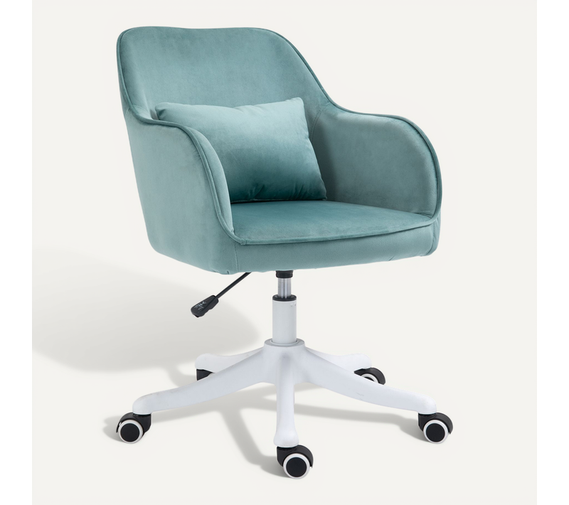 Fauteuil De Bureau Vert 57×70×86 Cm, Mousse