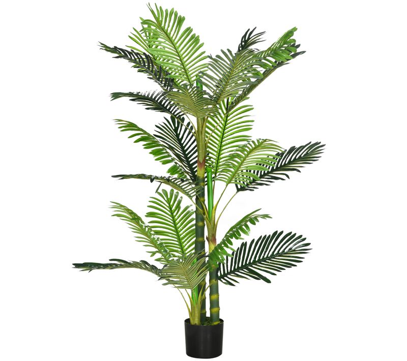 Plante Artificielle Palmier 150 Cm Avec Pot Rempli De Ciment
