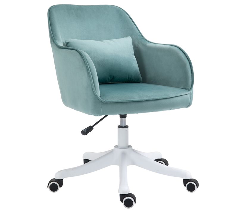 Fauteuil De Bureau Ergonomique Avec Massage Et Soutien Lombaire, Pivotant, Mousse - Vert