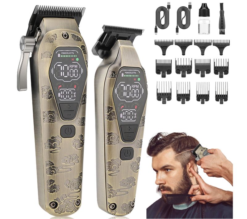Kit Tondeuse Électrique Pour Cheveux – Usage Domestique, Coupe Précise
