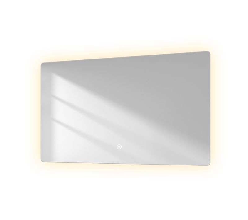 Miroir LED De Salle De Bain 60 X 100 Cm,  Interrupteur Tactile, Intensité Réglable 3 Températures