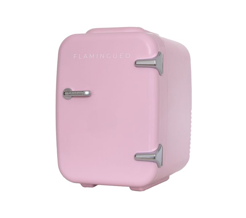 Mini Frigo Cosmétique 4l, 12v/220v, Froid Et Chaud, Rose