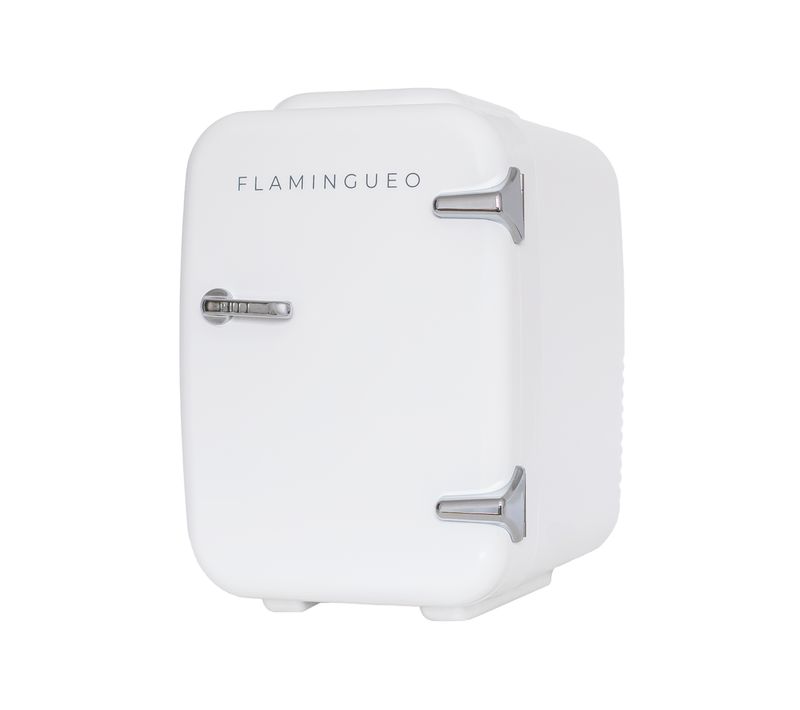 Mini Frigo Cosmétique 4l, 12v/220v, Froid Et Chaud, Blanc