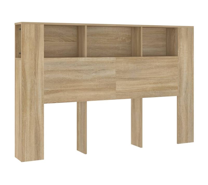 Tête De Lit Armoire De Tête De Lit - Chêne Sonoma 160x18,5x104,5 Cm