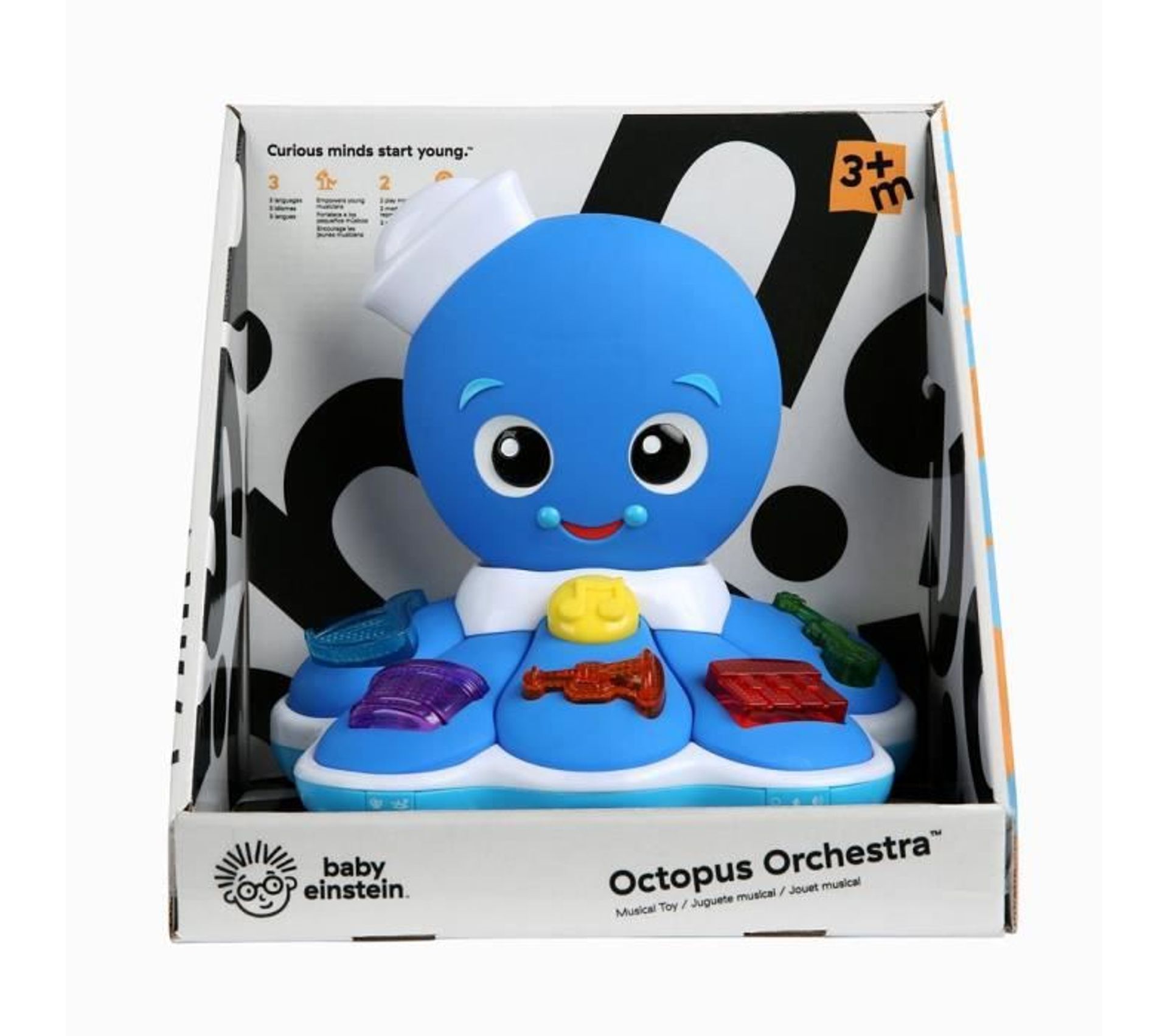 Poulpe Piano Musical Octopus Orchestra Bleu Jeux Jouets But