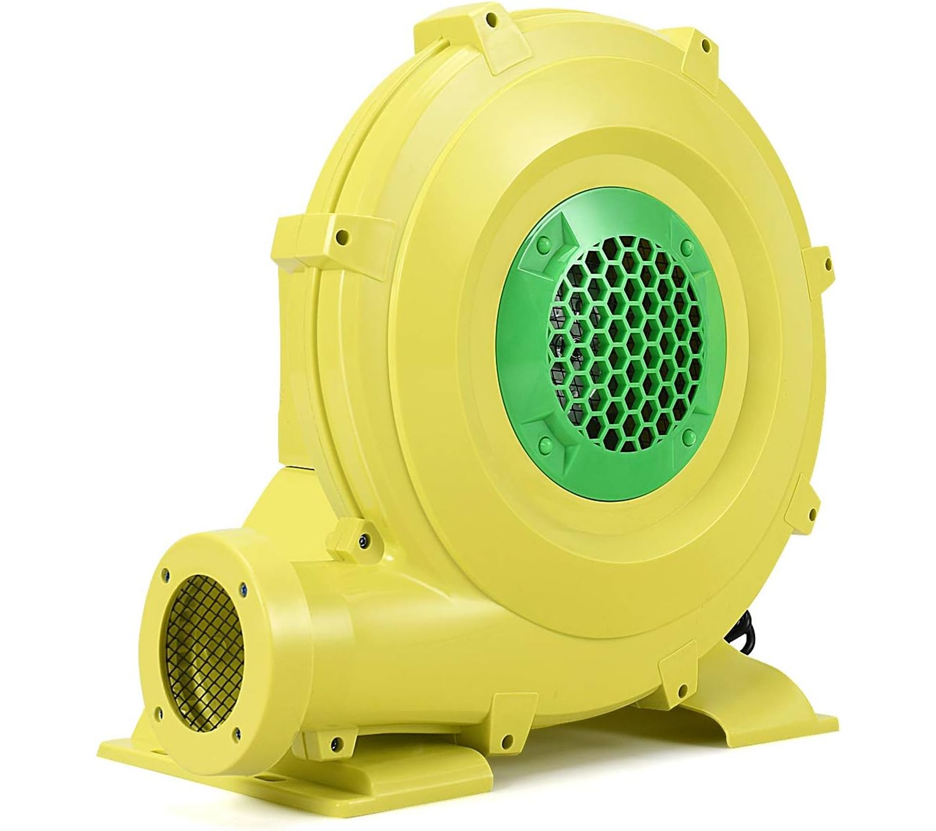 Ventilateur Souffleur Château Gonflable 750W - Pompe Électrique Portable Faible Bruit Jaune Orange