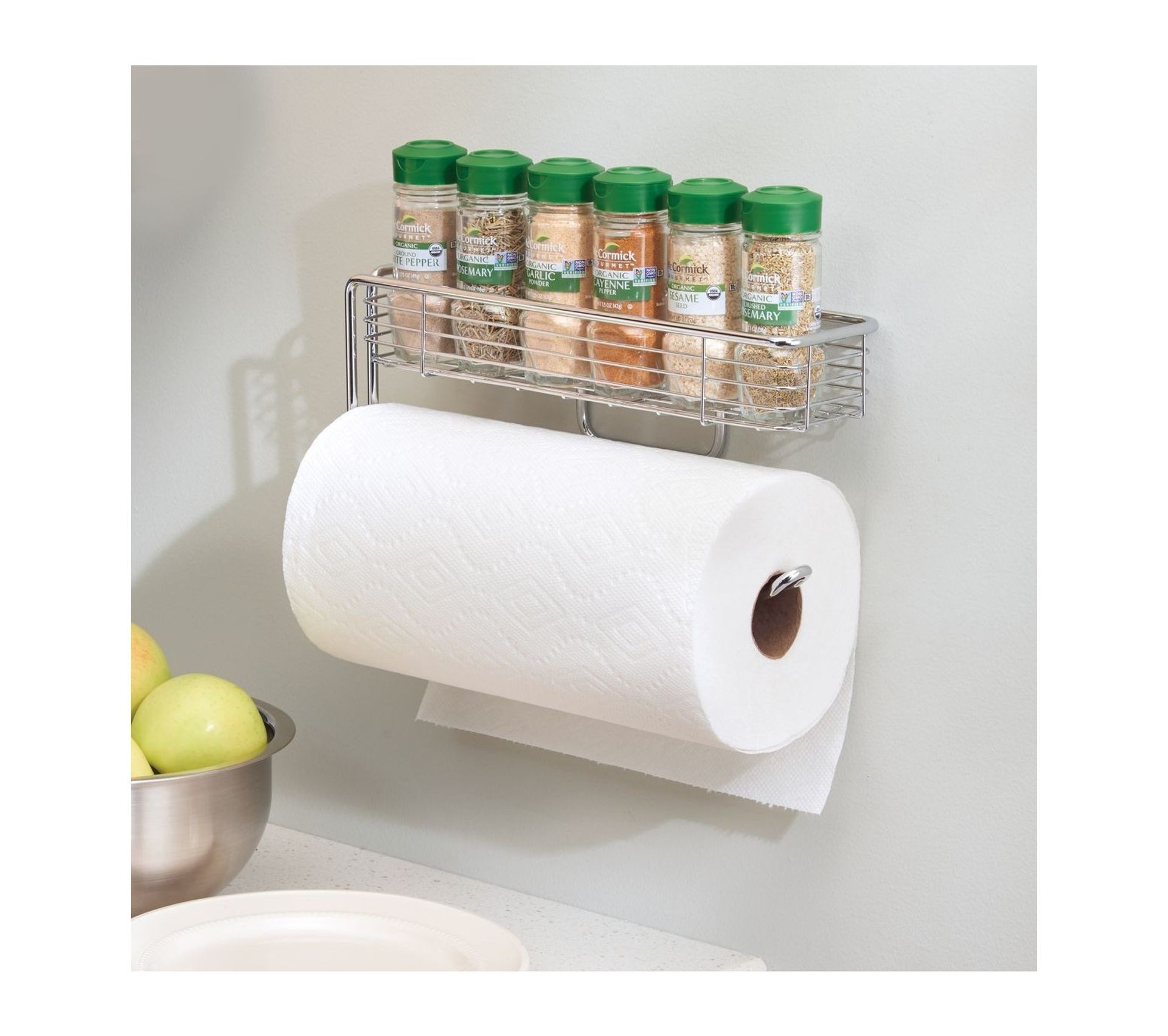 Porte Essuie Tout Avec Panier Pour Epices Toute L Offre Accessoire Et Amenagement Cuisine But