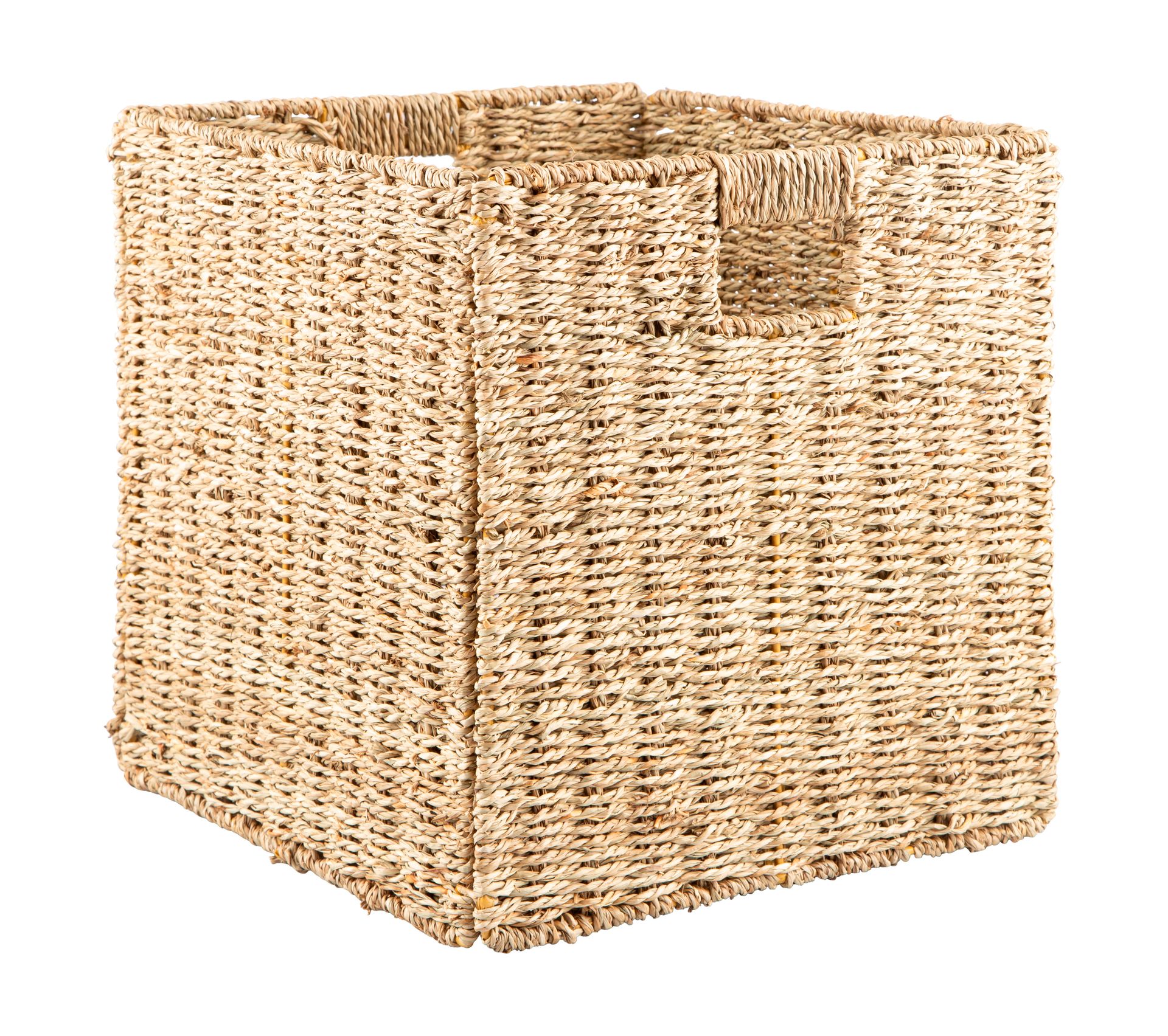 Panier En Jonc De Mer Naturel Tressé Main – Rangement Déco Pour Maison