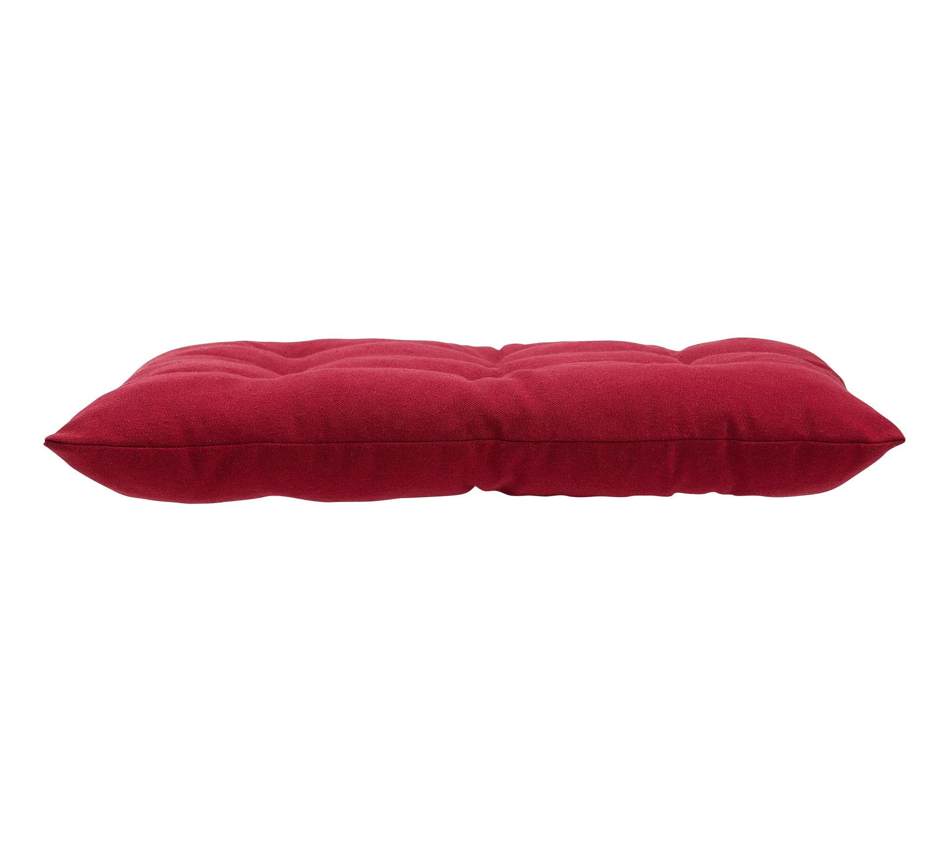 Galette De Chaise Bistrot Atmosphera - 40 X 40 X 5 Cm - Rouge - Coussin D'assise En Polyester - Pour Chaise De Jardin, Terrasse, Cuisine