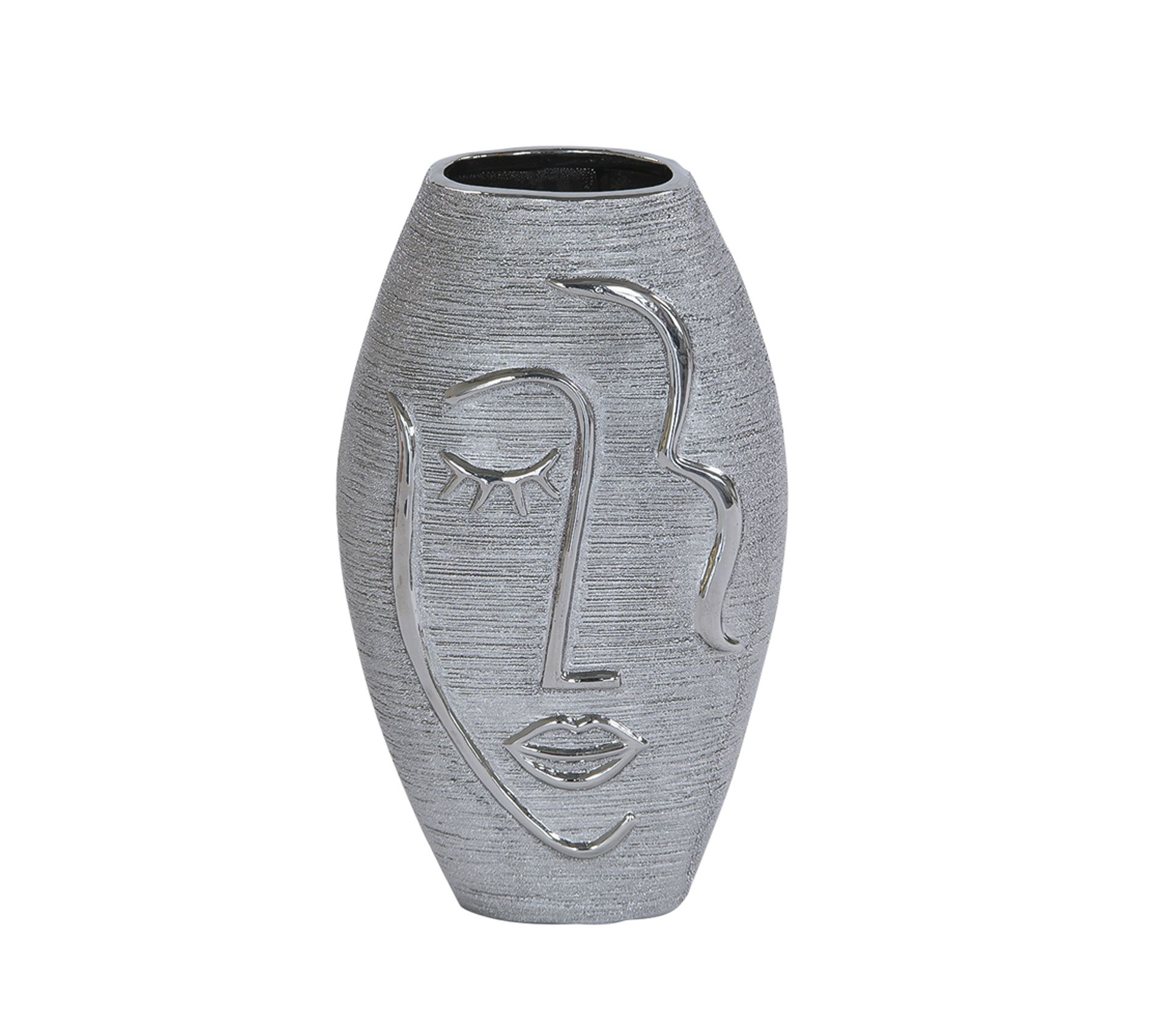 Vase Visage Silver 27 Cm Vase BUT