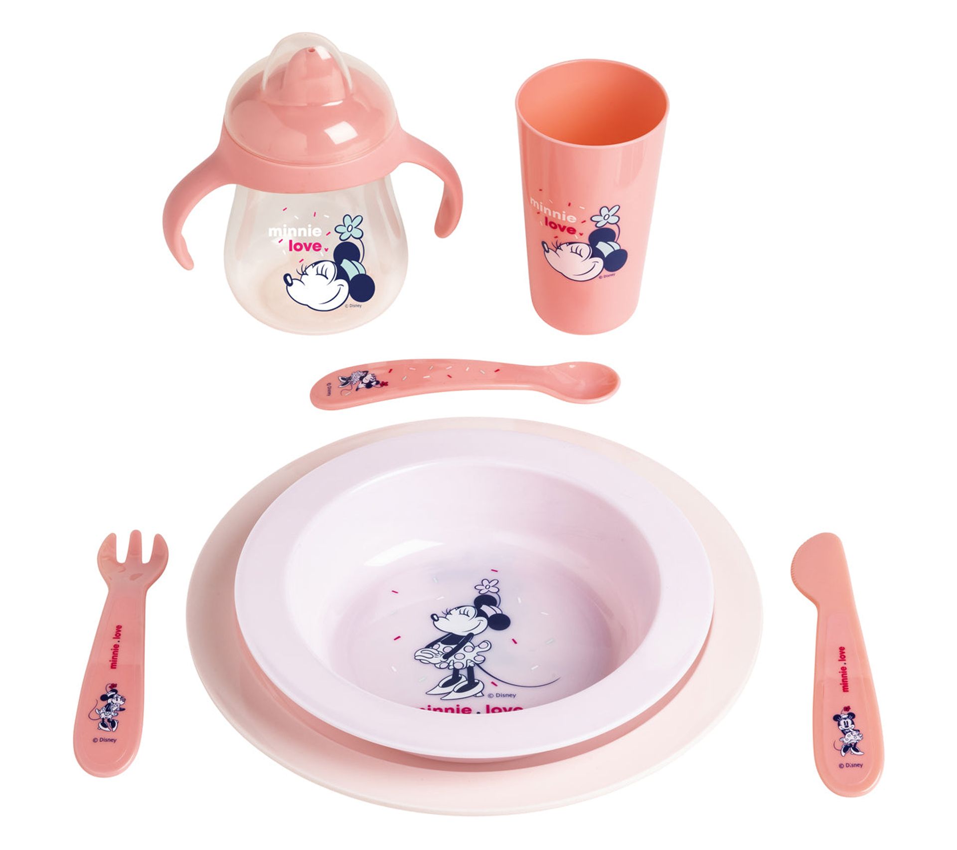 Couverts Bébé Tramontina - 3 Pièces Inox Et Plastique - Sans BPA, Pour Enfants Dès 36 Mois