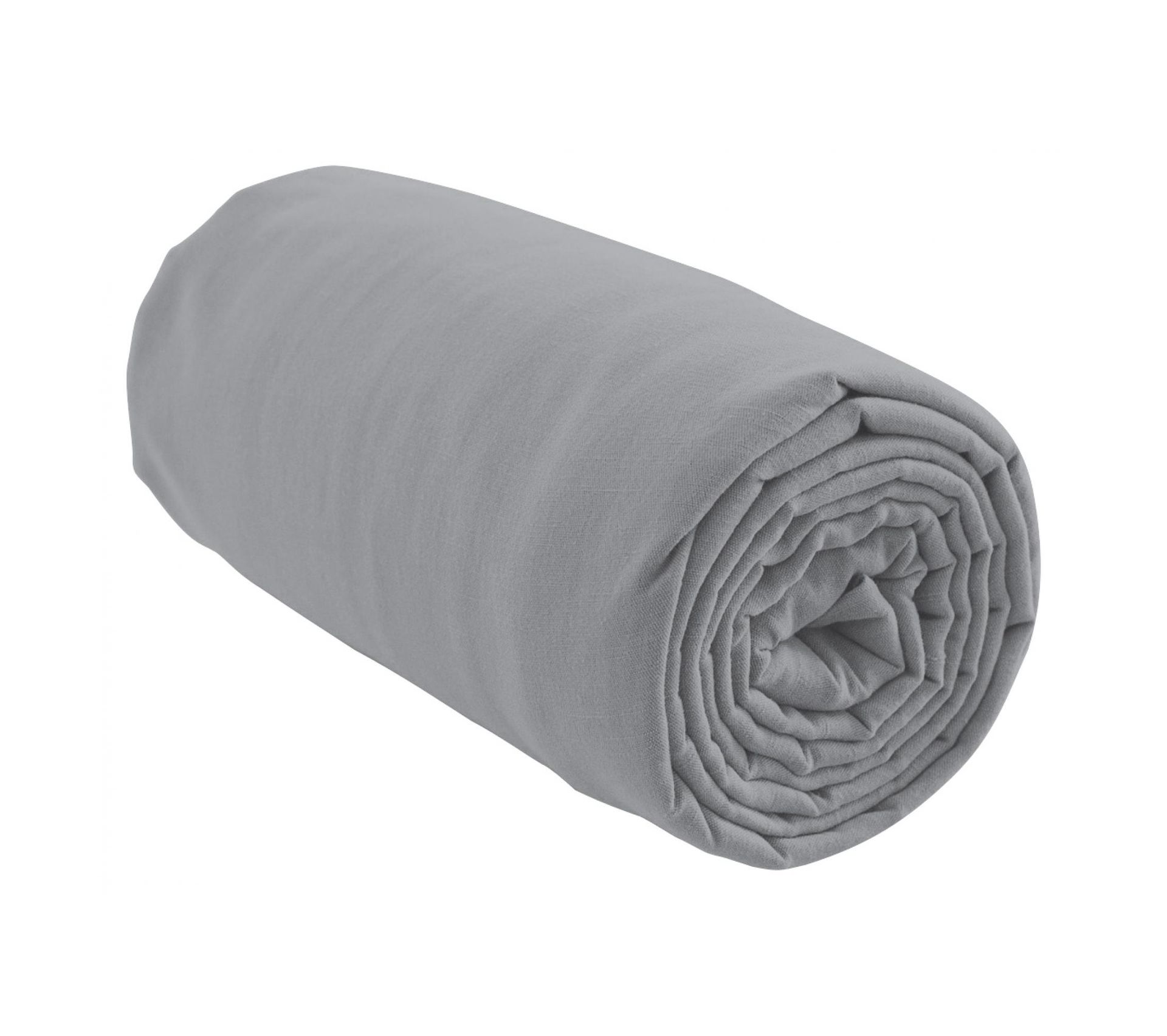 Drap Housse Bambou 160x200 Bambaw - Anti Acarien, Rafraîchissant - Gris Clair