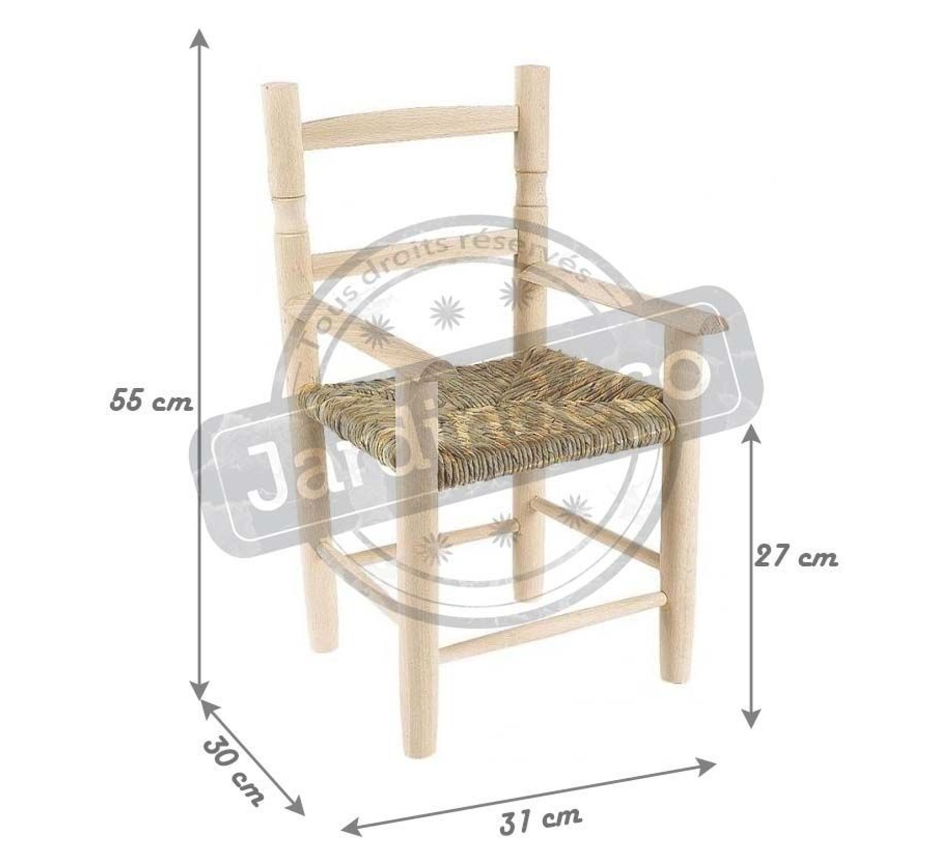 chaise enfant hêtre brut chaise enfant hêtre brut