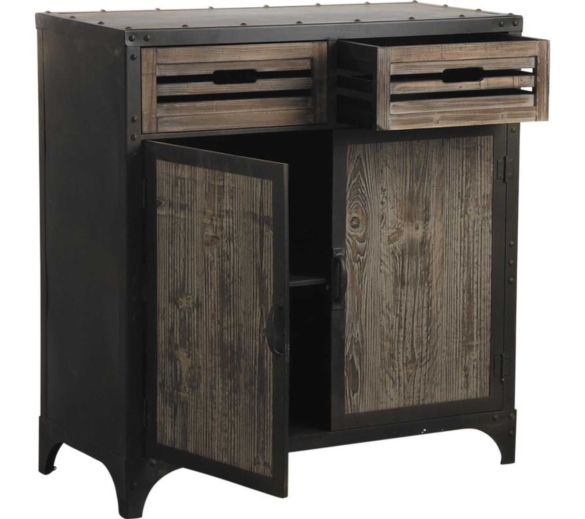 Buffet 2 Portes En Métal Manufacture Buffet BUT