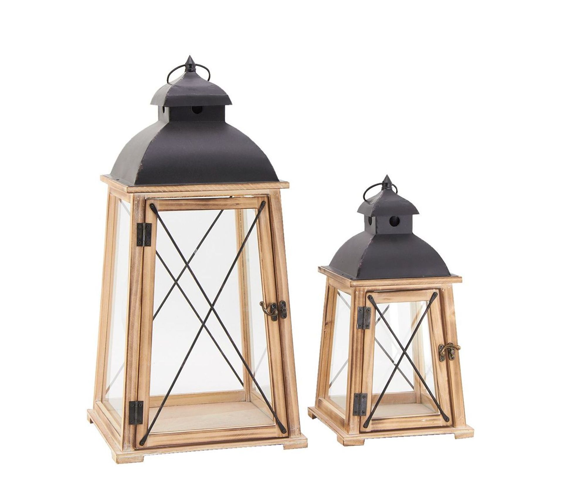 Ensemble de 2 lanternes industrielles - Livraison Offerte