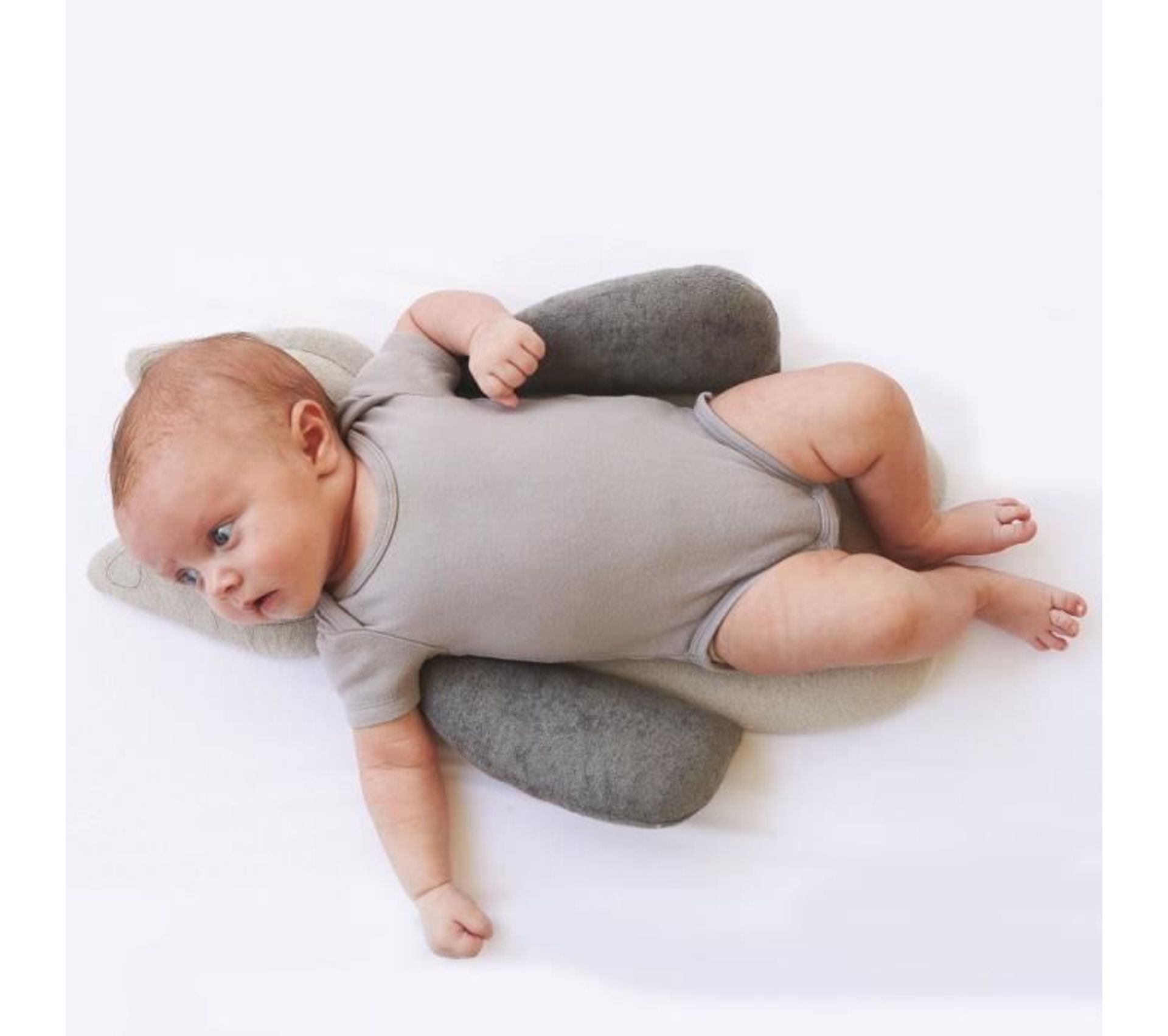 Support De Sommeil P Tit Loup Gris Et Beige Cale Bebe Plan Incline But