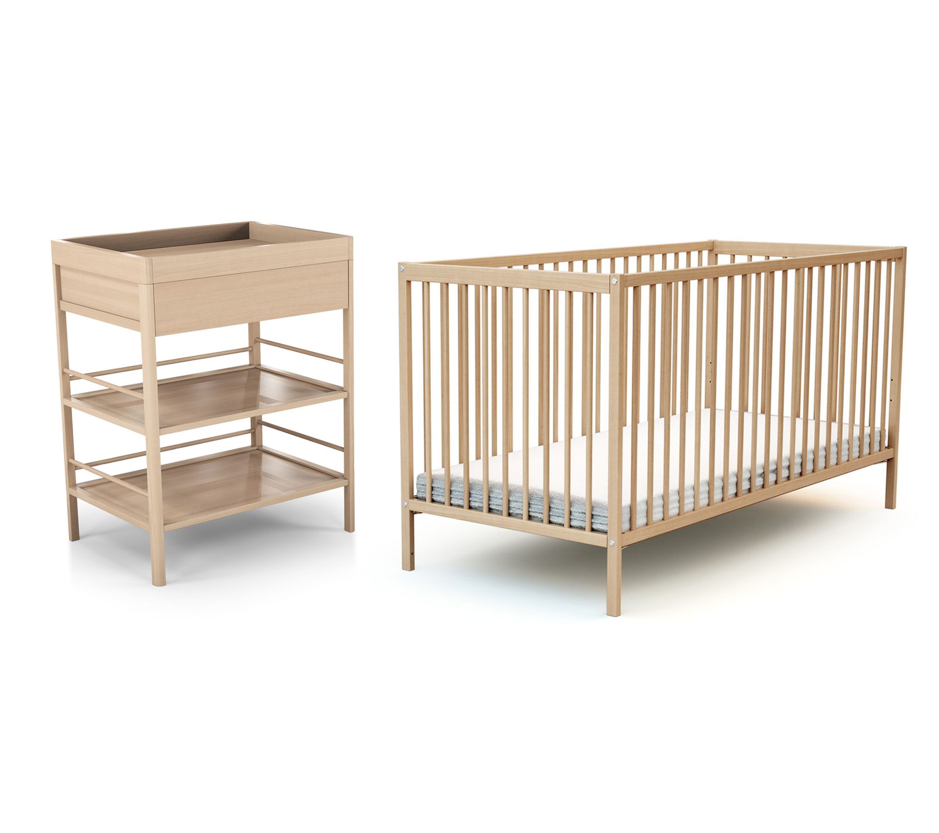 Duo Naissance Lit Bebe 70x140 Et Table A Langer Chambre Bebe Complete But