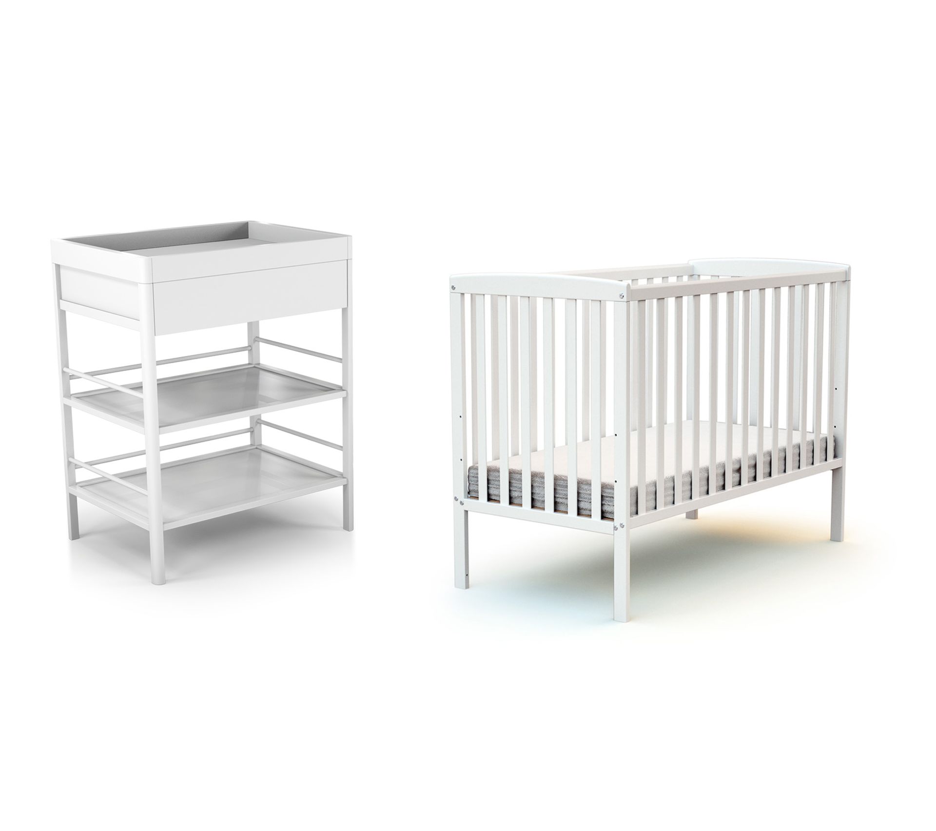 Duo Naissance Lit Bebe 60x1 Et Table A Langer Chambre Bebe Complete But