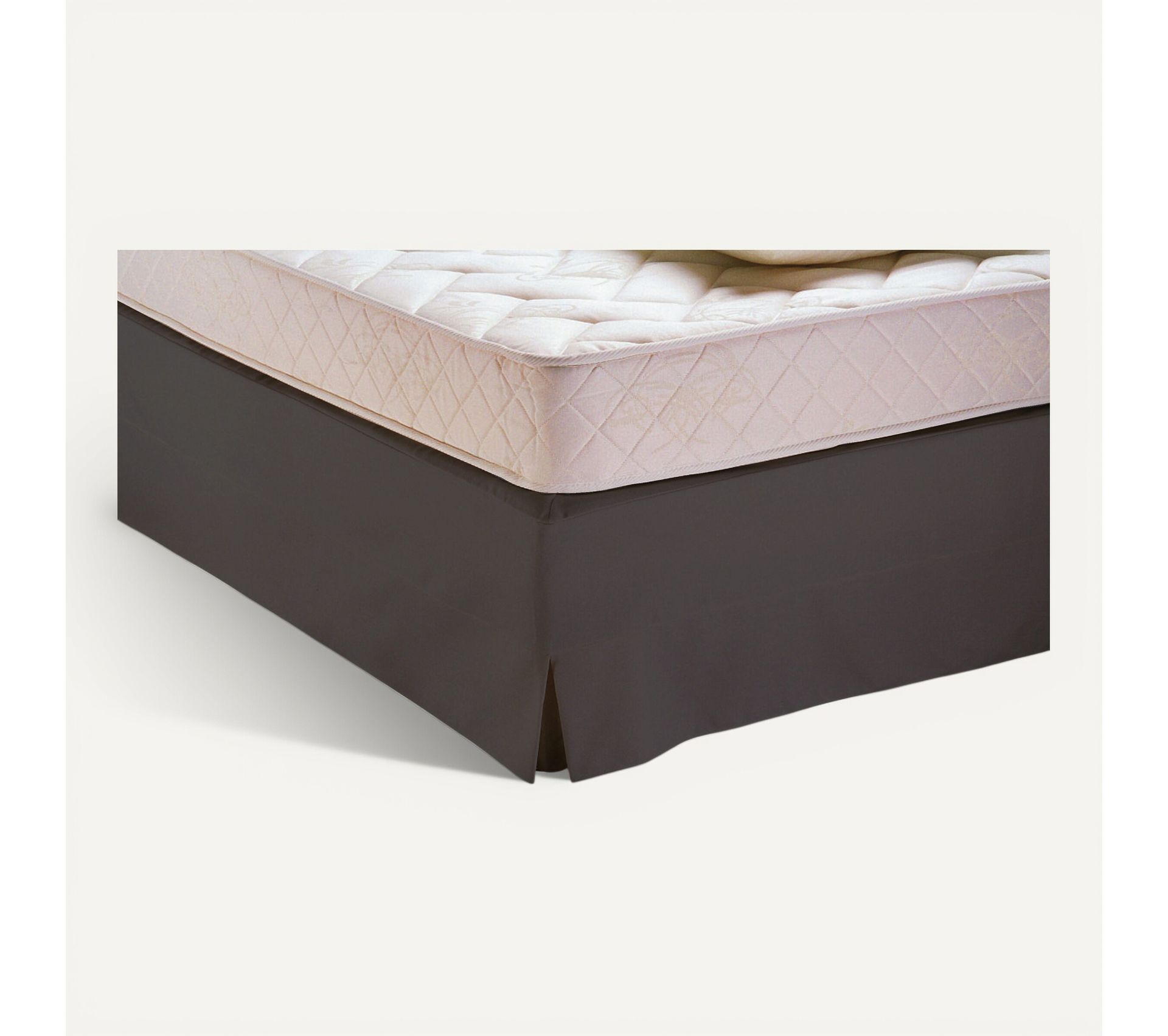 Tour De Lit Cache-sommier 90 X 190 Cm – Retombée 30 Cm, Gris Anthracite, 100% Coton élégant