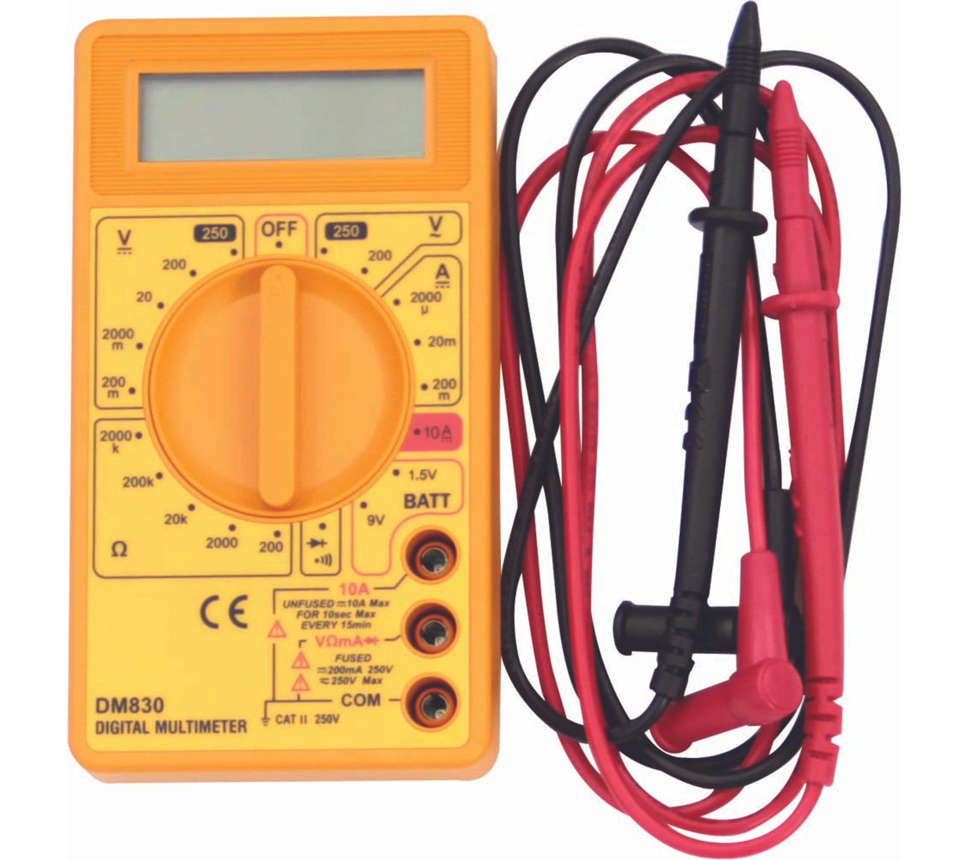 Multimètre Cat Ii 250v 19 Calibres